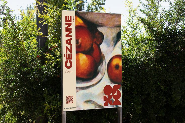 Affiche de l'exposition Cézanne 2025
