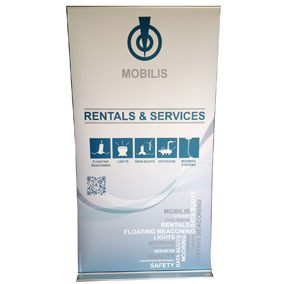 PLV (publicité sur lieu de vente) de la marque Mobilis