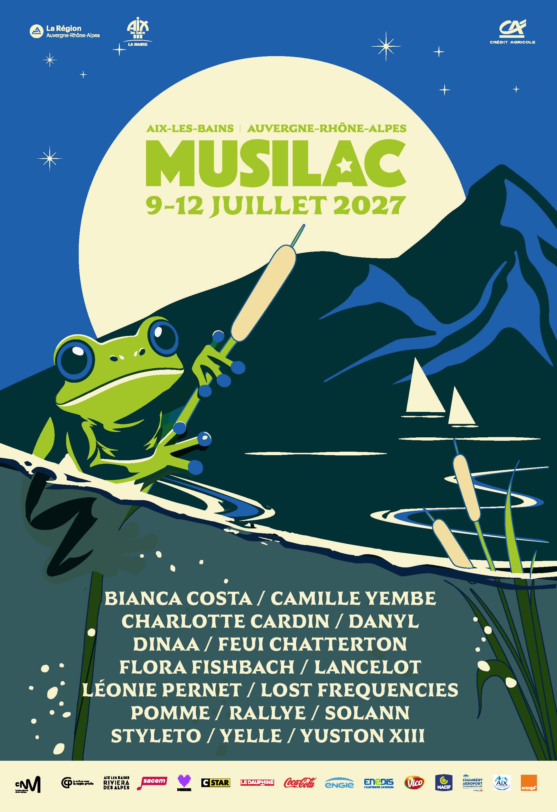 Affiche de la campagne de communication du festival Musilac