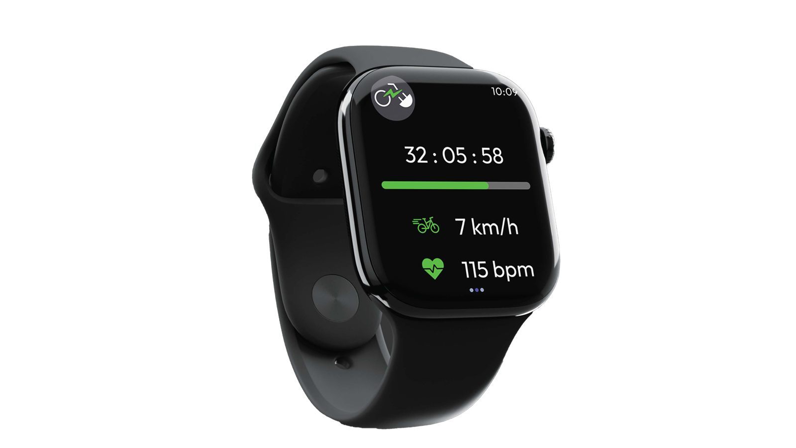 Notifications de l'application Vertigo sur montre connectée : vitesse et fréquence cardiaque